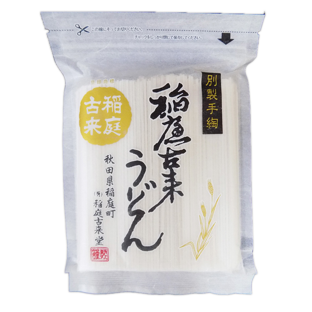 稲庭古来うどん お徳用チャック付き袋入り540g