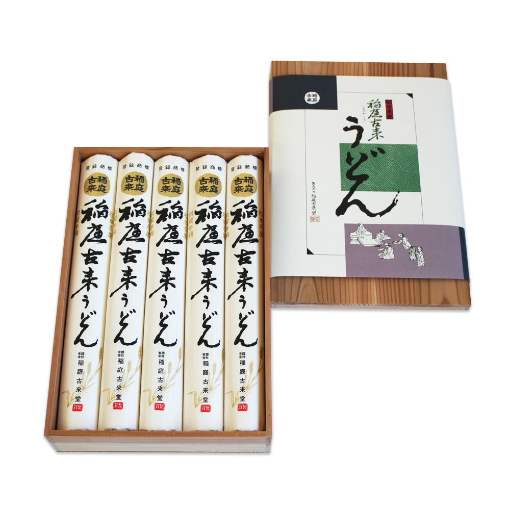 稲庭古来うどん 木箱入り2,800g
