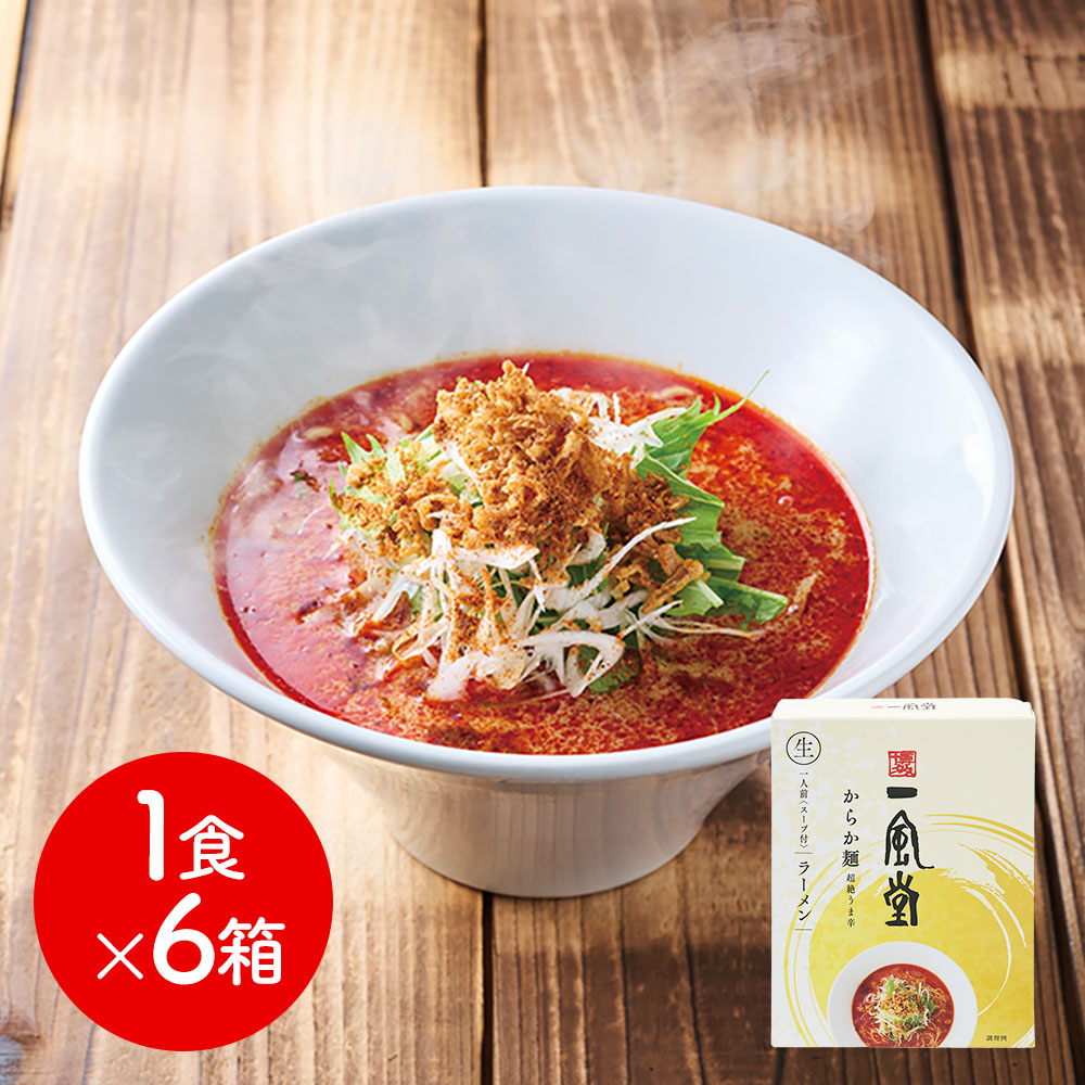 一風堂からか箱1食×6箱