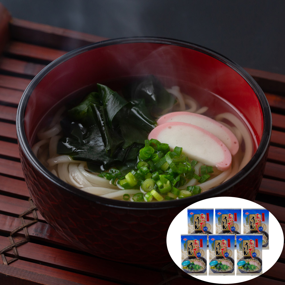 あごだしうどん 6袋 (1袋200g (めん180g) スープ付