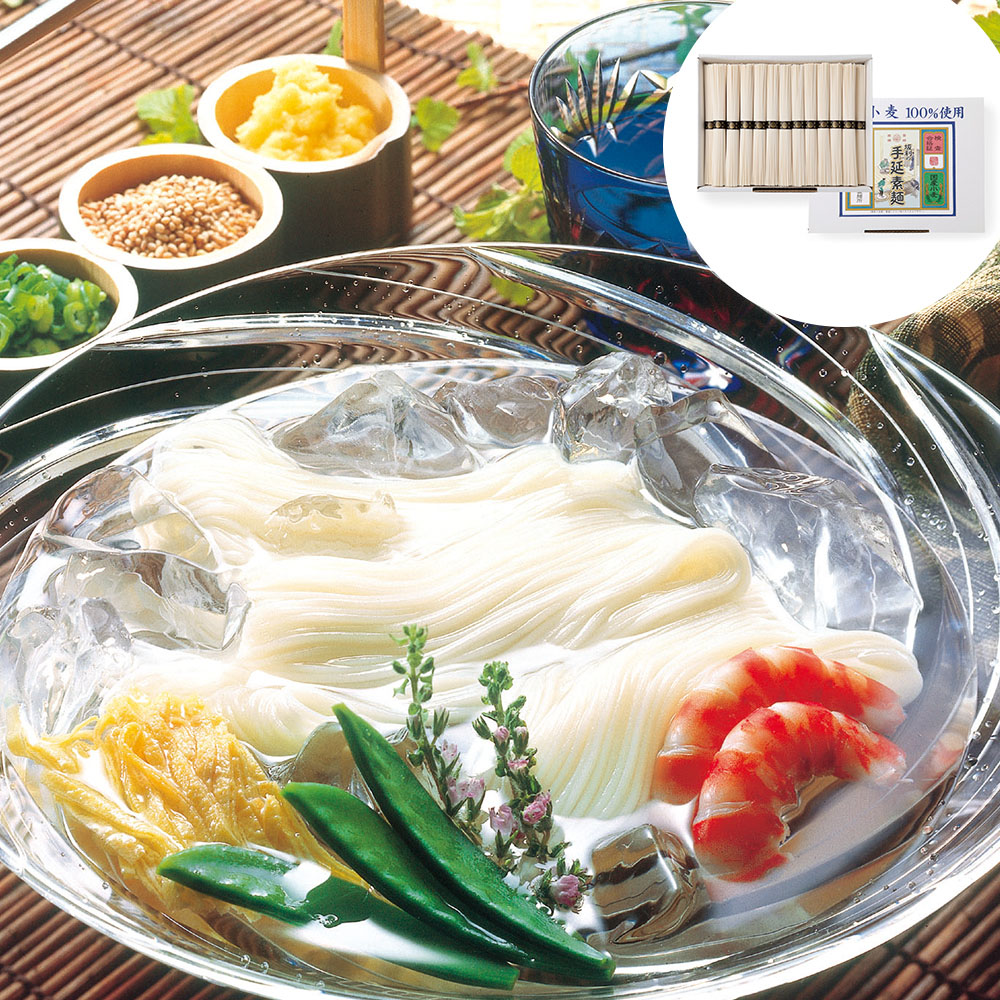 奈良 国産小麦100％坂利の手延べ素麺