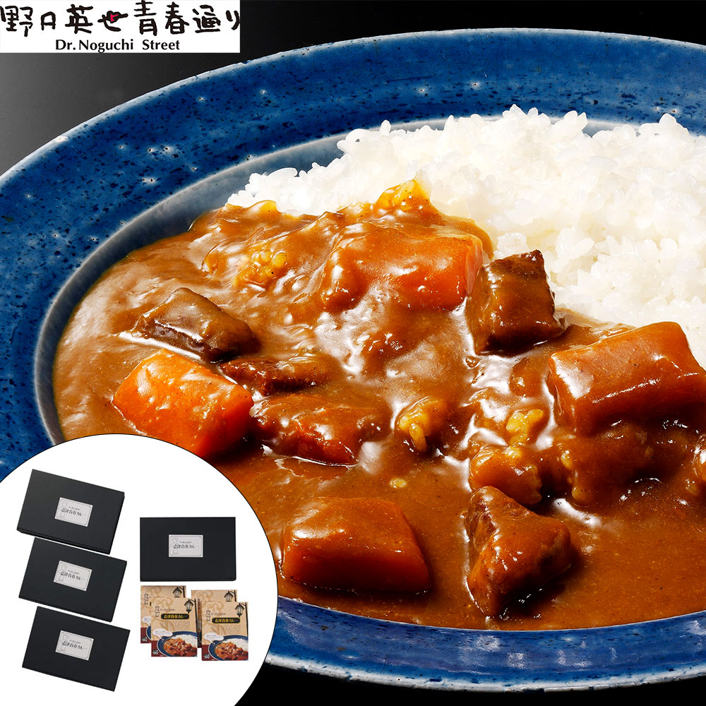 野口英世 会津青春通り「大町ガス燈」会津青春カレー