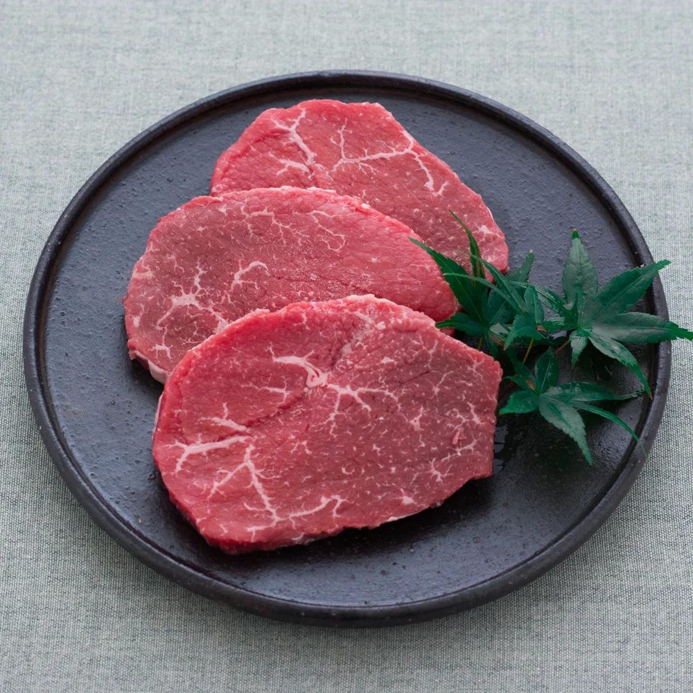 岐阜 飛騨牛 モモステーキ(モモステーキ300g（100g×3）)