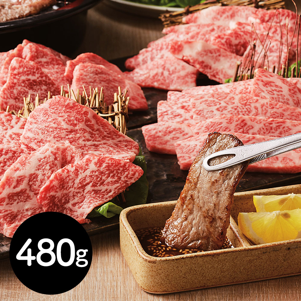 三重 松阪牛焼肉食べ比べセット (ロース カルビ もも バラ 各120g)