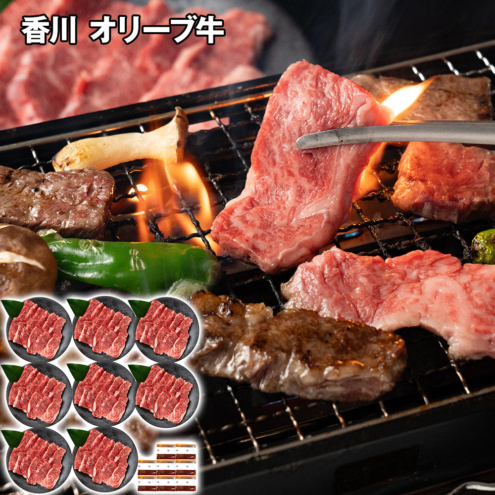 香川 オリーブ牛メガ盛りバラ焼肉 250g×8