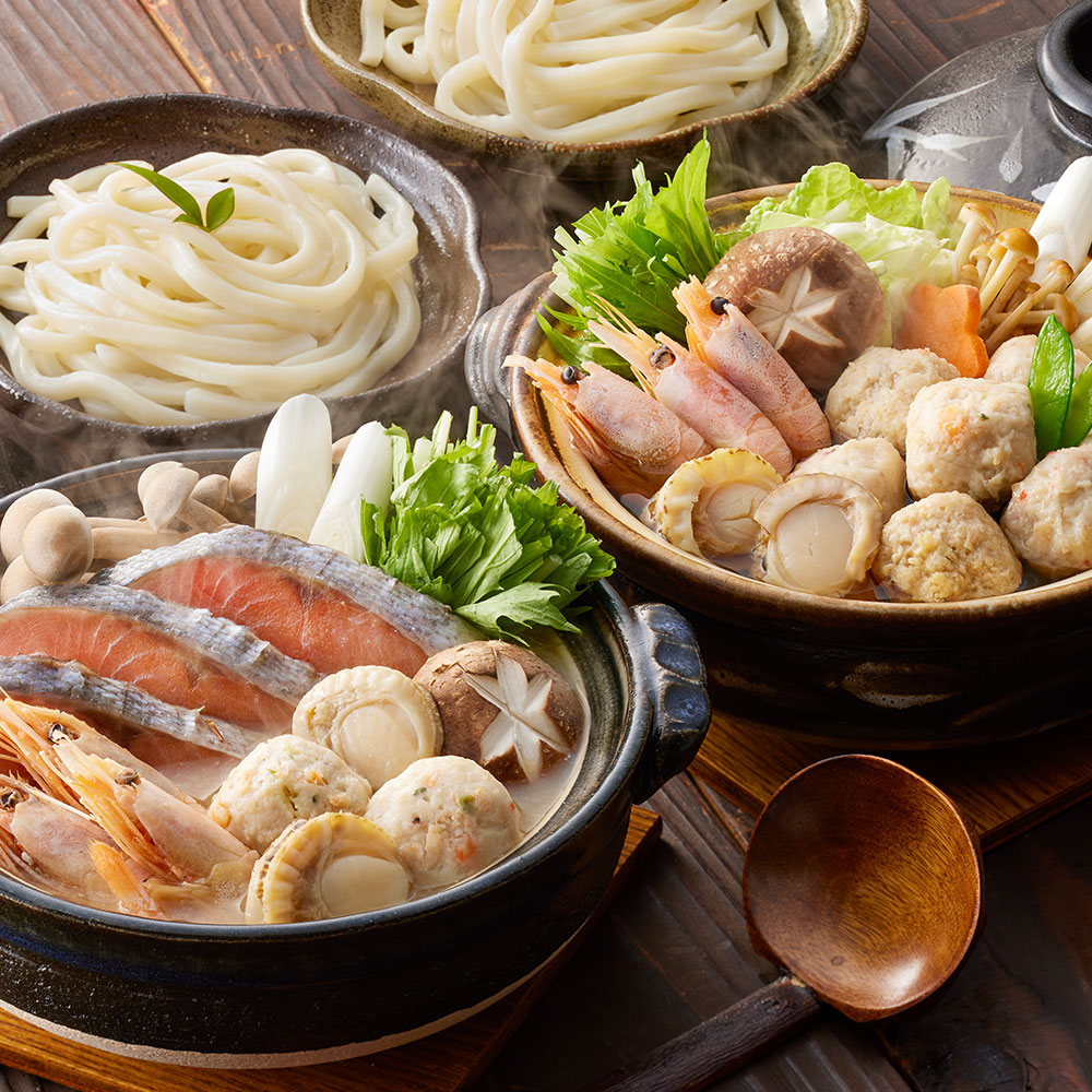 石狩鍋&海鮮つみれ鍋 食べ比べセット(その2)