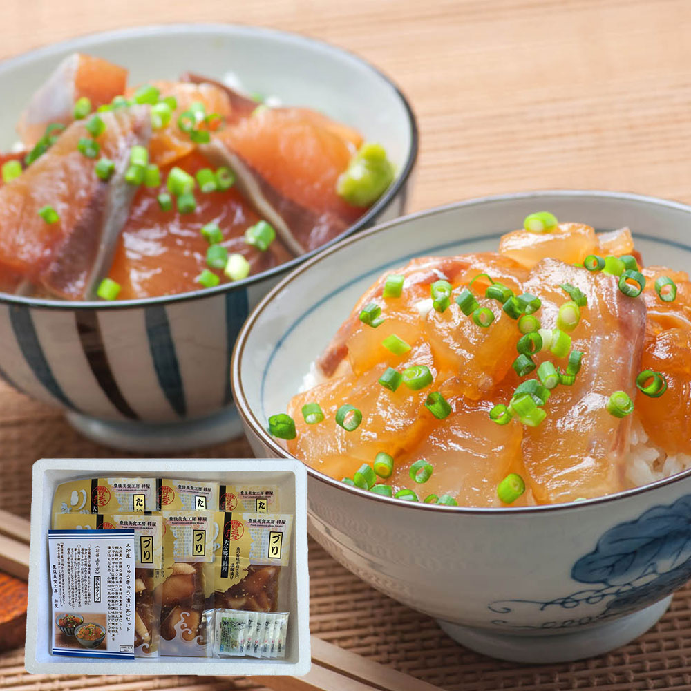 大分 「豊後絆屋」 海鮮たたき＆名物りゅうきゅう漬セット