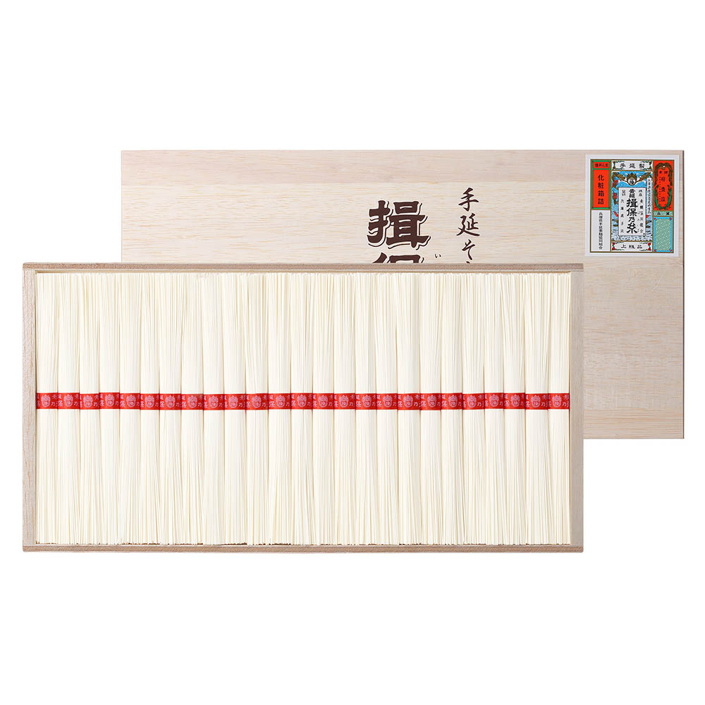 揖保乃糸 上級(木箱入り) 上級50g×25束 素麺 そうめん