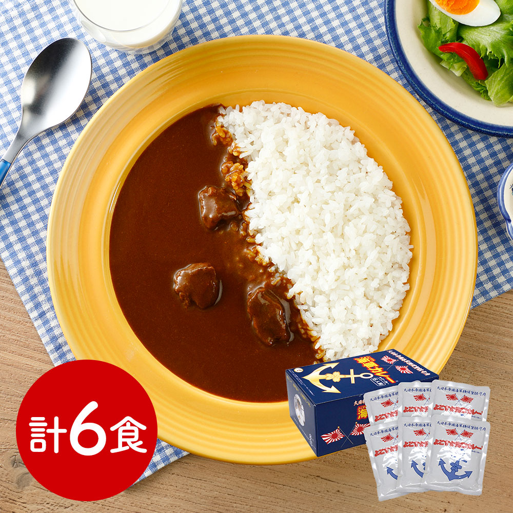 神奈川 よこすか海軍カレーネイビーブルー 6食入