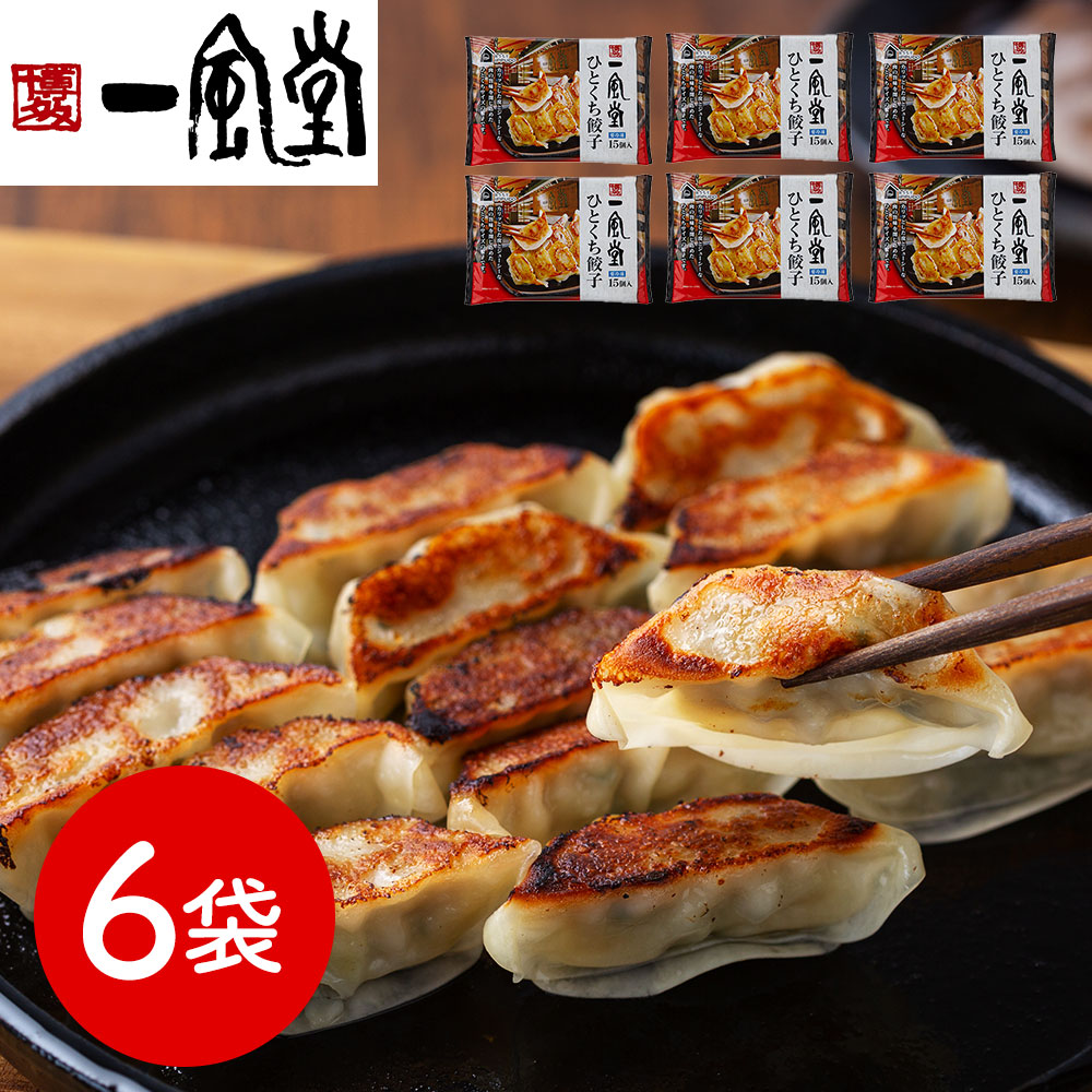 福岡 「博多一風堂」 博多ひとくち餃子(6袋)