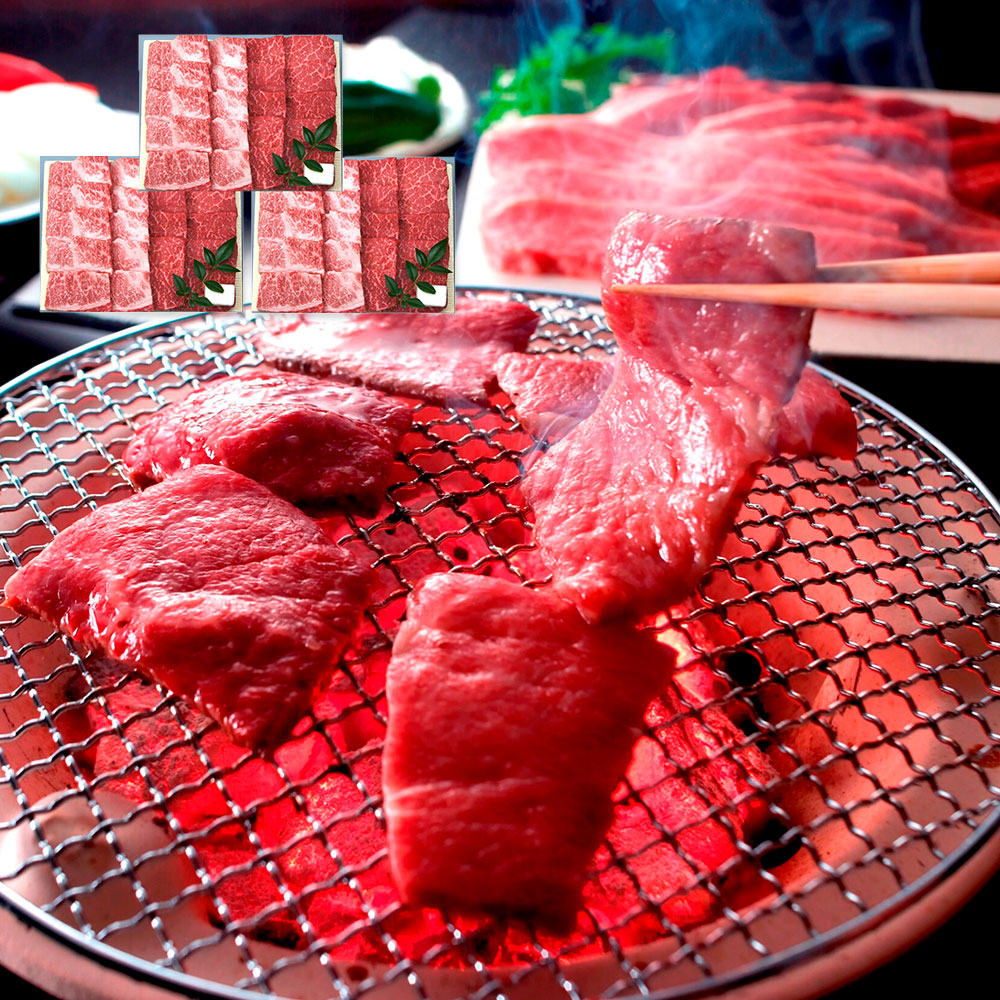 兵庫 「三田屋総本家」 黒毛和牛焼肉用 （(モモ180g、バラ180g)×3）