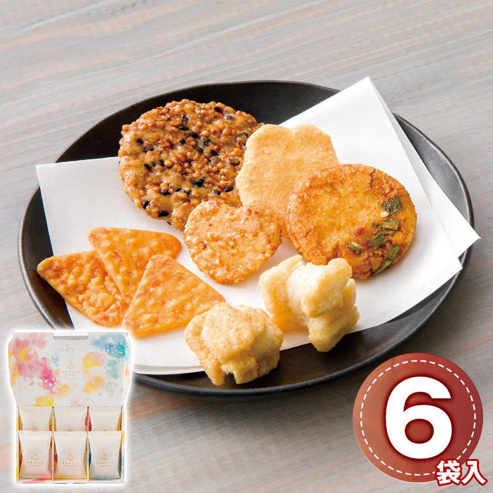 KOMETE KOMETESENBEI 米菓詰合せ6袋入