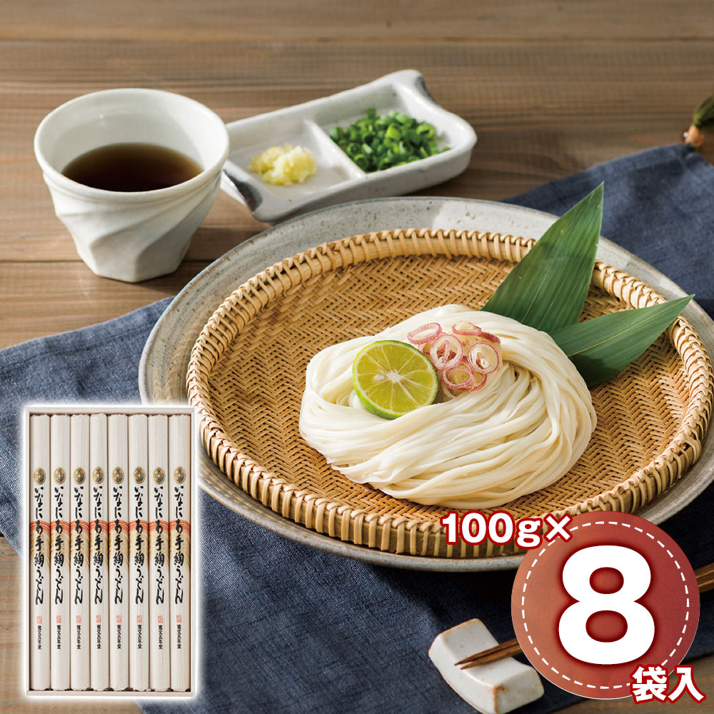 寛文五年堂 いなにわ手綯うどん 100g×8袋