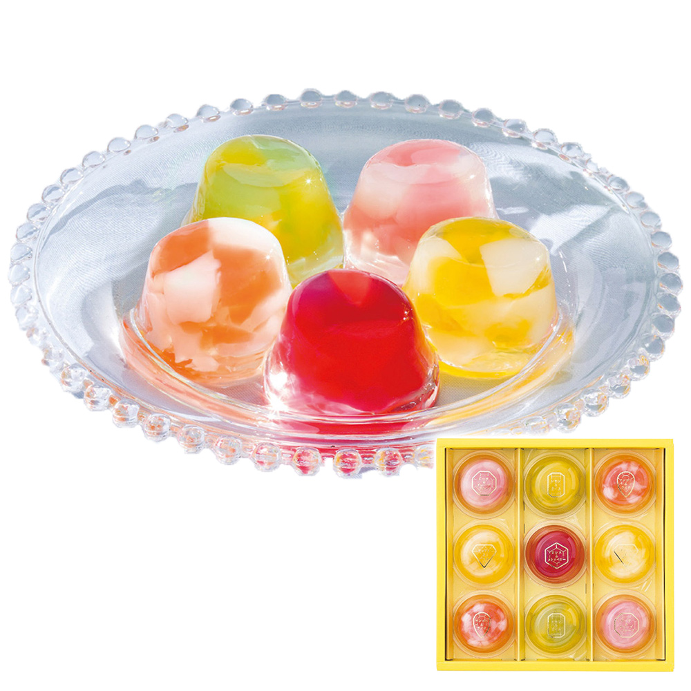 ひととえ ピッコロドルチェ(ピーチ&グレープフルーツ・アップル&パイン・マンゴー&ライチ・レモン&ライム各2個・カシス&ストロベリー1個)